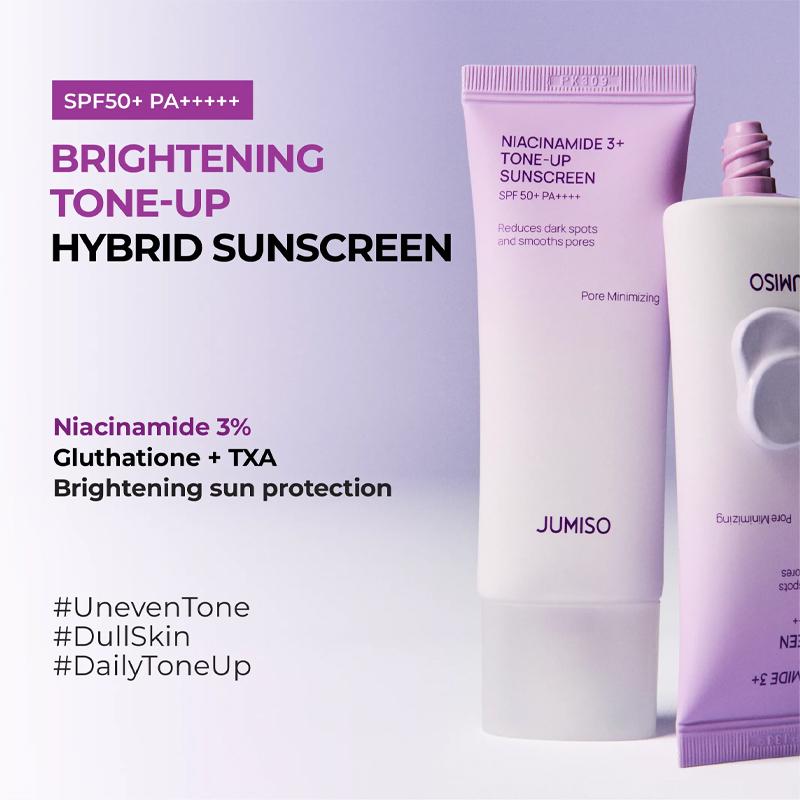 [Jumiso] Niacinamide 3+ Tone-up Sunscreen SPF 50+ PA++++ 40ml