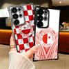 Sk Slavia Praha Czech Republic Soft Phone Case For Samsung Galaxy S26 Ultra S25 Edge S24 FE S23 Plus S22 S21 + S20 Plating Anti-