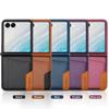 Colorful Stitch Card Slot Case for Samsung Galaxy Z Flip 3-7