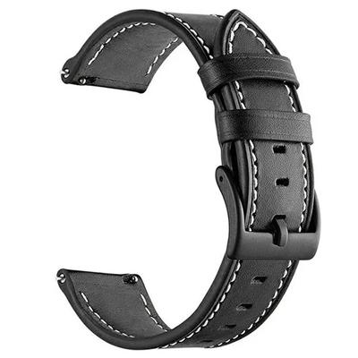 Leather Strap for Huawei Watch GT 3 42 - Black