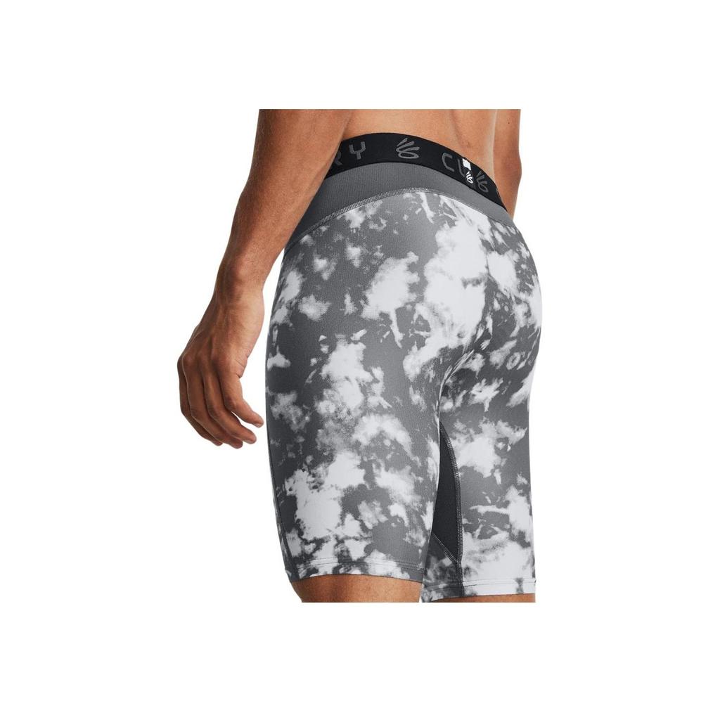 Under Armour Curry HeatGear® Letter Print Basketball Shorts Men shorts Gray 1379829-012
