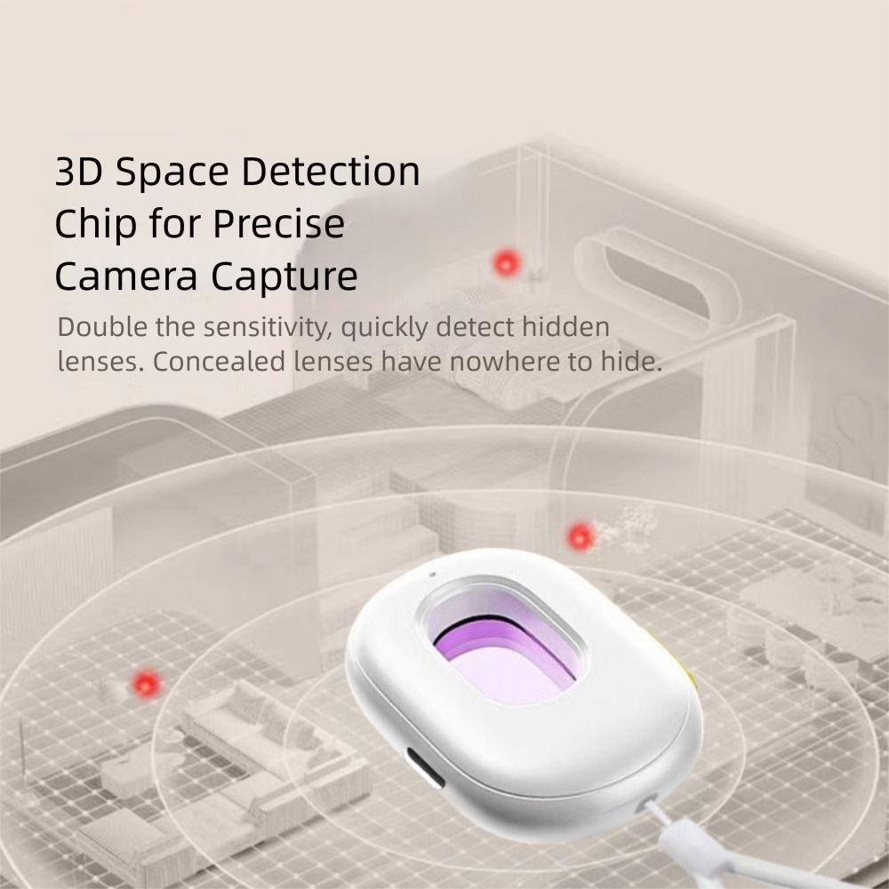 3 Modes Hidden Camera Detector with Hanging Handle Security Detector Device  Travel