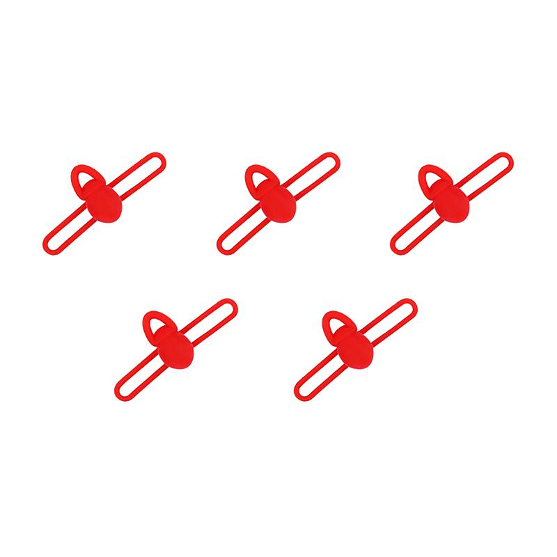 5Pcs Lure Hook Keeper High Elastic Silicone Bait Hook Holder Mini Lure Holder Jig Hooks Safe Keeping For Fishing Rod