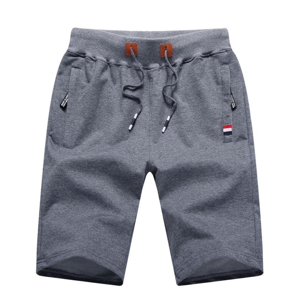Mannen Running Sport Shorts Casual Zomer Taille Elasticiteit Effen Kleur Shorts Heren Plus Size Bodems