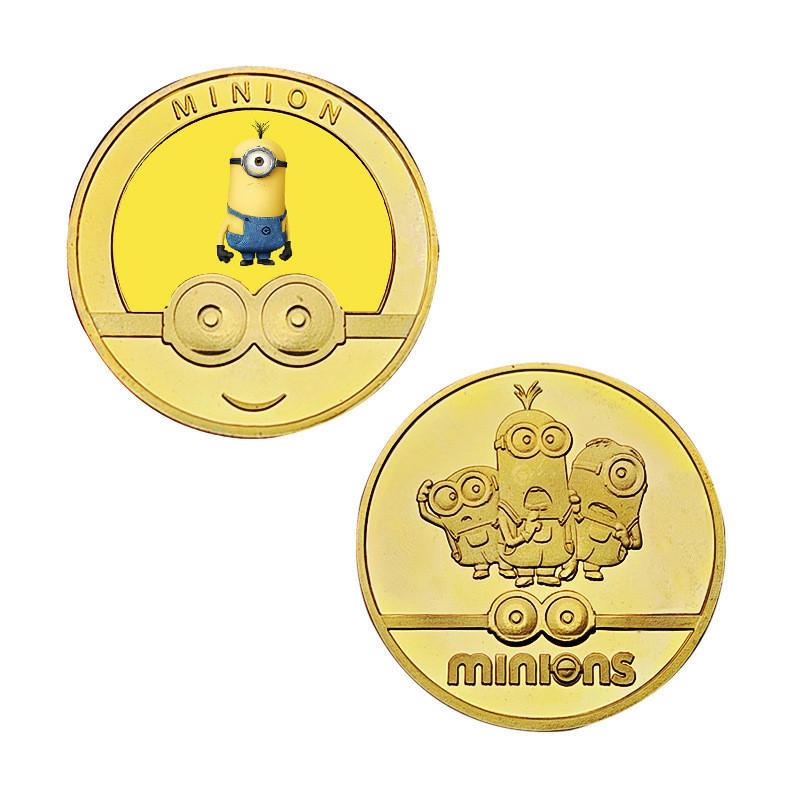 

Очаровательная памятная монета Миньон Кевин Гадкий Я Подарок для детей и друзей Kevin