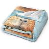 Capybara Blanket Capybara Throw Blanket Super Soft Warm Fuzzy Cozy Plush Flannel Fleece Bedding Animal Blanket Gift Cute Decor Stuff for Women Men