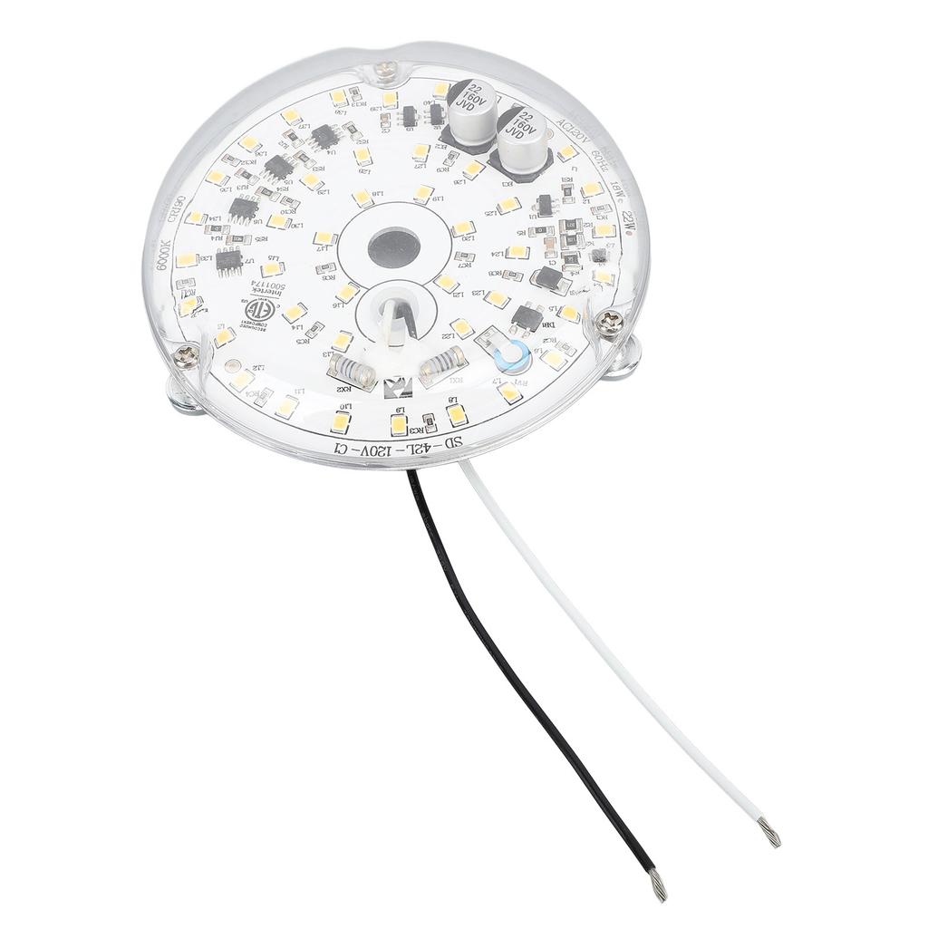 3,93palcové LED světlo k stropnímu ventilátoru Náhradní Profesionální Stmívatelné 18W AC120V 2000lm Magnetická Montáž LED