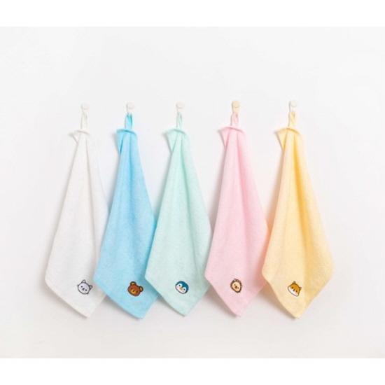 Bamboo Fiber Character Hanging Towel Set 5pcs Towel Set 5pcs