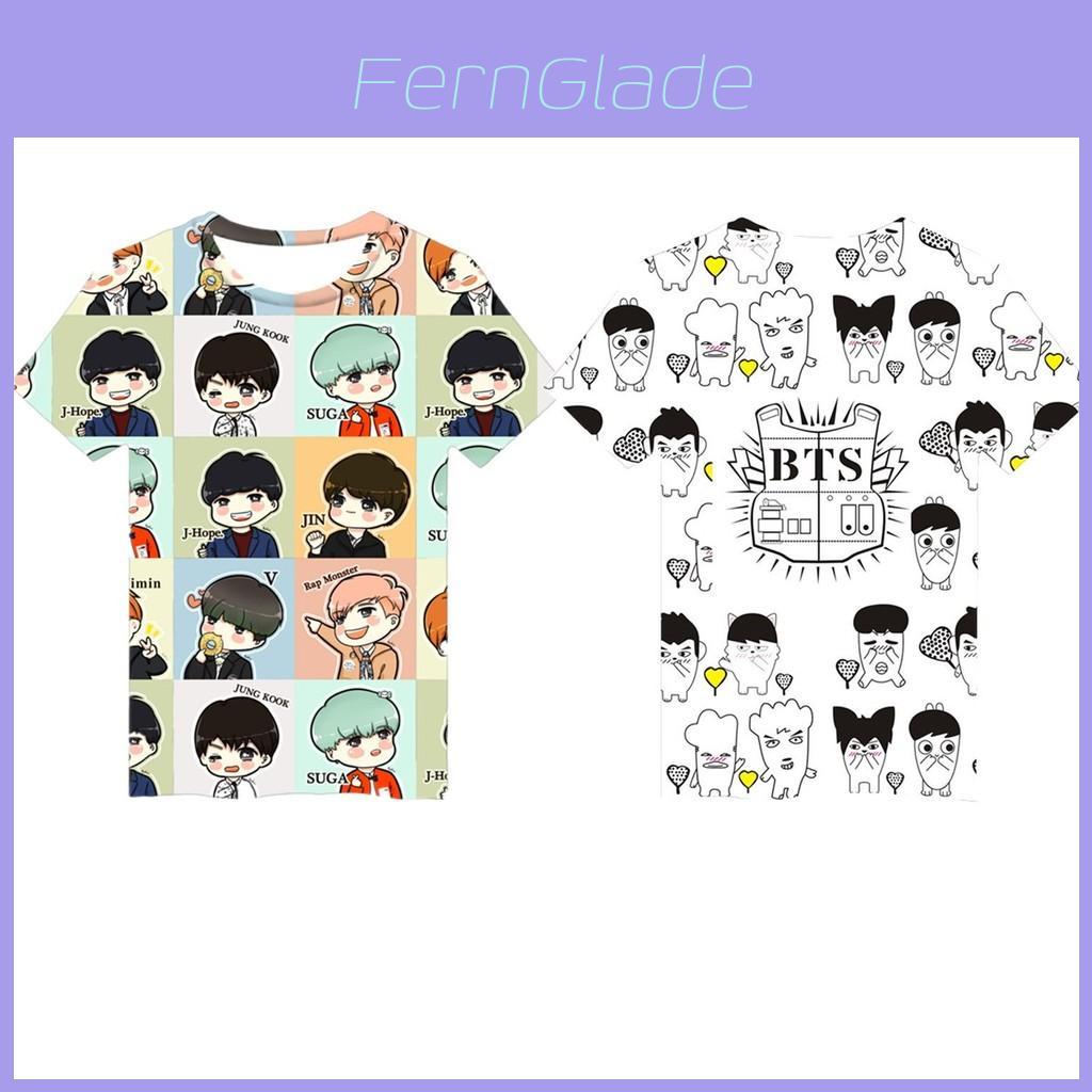 Premium Kalite Kpop Bts 3d Tişört Bangtan Boys Love Yourself Kısa Kollu Giyim