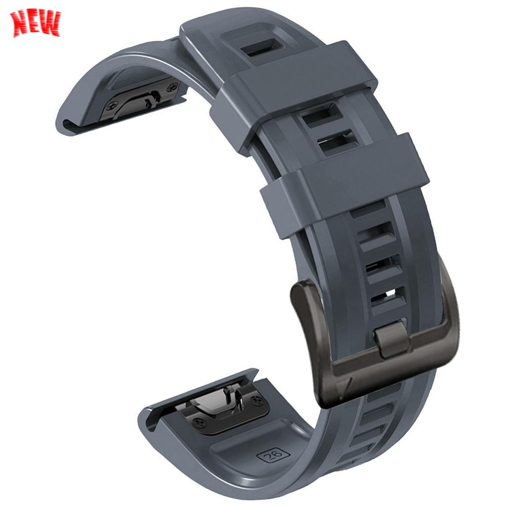 22mm 26mm Silicone QuickFit Sports Strap For Garmin Epix PRO Instinct 3 Quatix/DELTA/TACTIX/Fenix 6XPro 7 E 8pro 5XPlus Bracelet