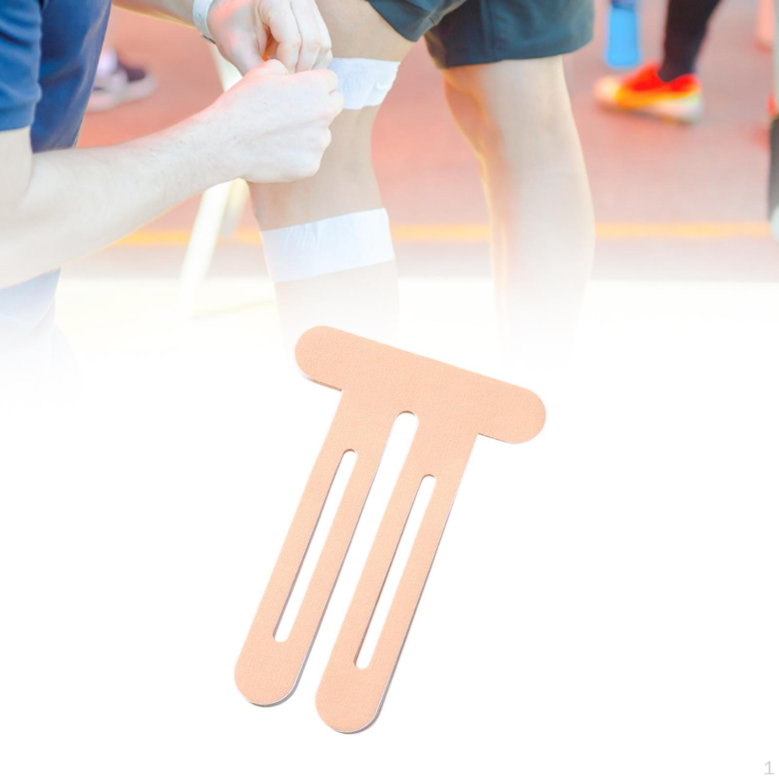 

Кинезиологическая лента для колена Дышащая Практичная Простая в использовании Портативная Профессиональная Small_Skin Color