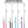 4 Pcs Telescopic Teachers Pointer for Classroom, Extendable Hand Pointer Finger Pointer Stick, Mini Retractable Pointing Stick for Elementary School