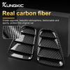 Carbon Fiber Tail Light Cover Decorative Sticker for Fiat 500 Abarth 595 695 2017-2023