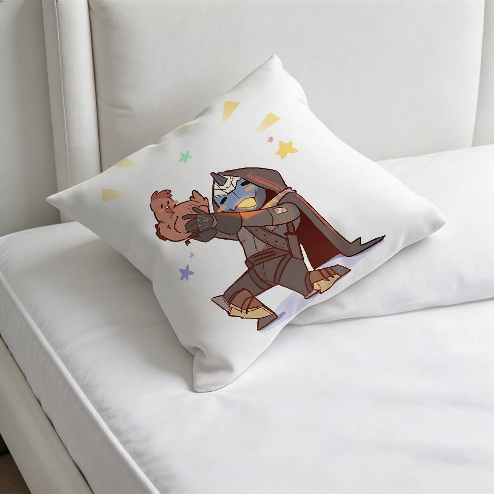 Cayde  Witness DDestiny Square Pillow Case Soft Decorative Throw Pillow Cover for Home Sofa Bed