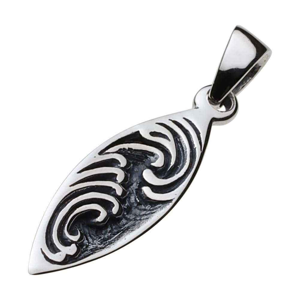 

Подвеска в виде доски для серфинга Hawaiian Sea Silver p0763 [Cenote] [925 Accessories]