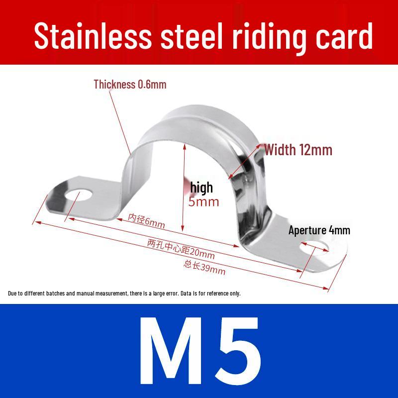 304 Stainless Steel U-Bolt Pipe Saddle Clamp
