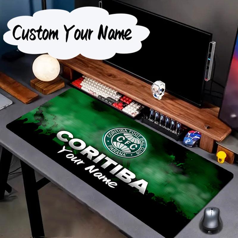 Custom Name Mouse pad Coritiba Football Club Return Mouse pad, Gaming Mouse Pad, keyboard pad, Desk Decor for computer notebook Fan Birthday Gift