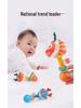 Year of the Dragon Baby Rattle: Embroidered Dragon Head Soothing Grasp Toy