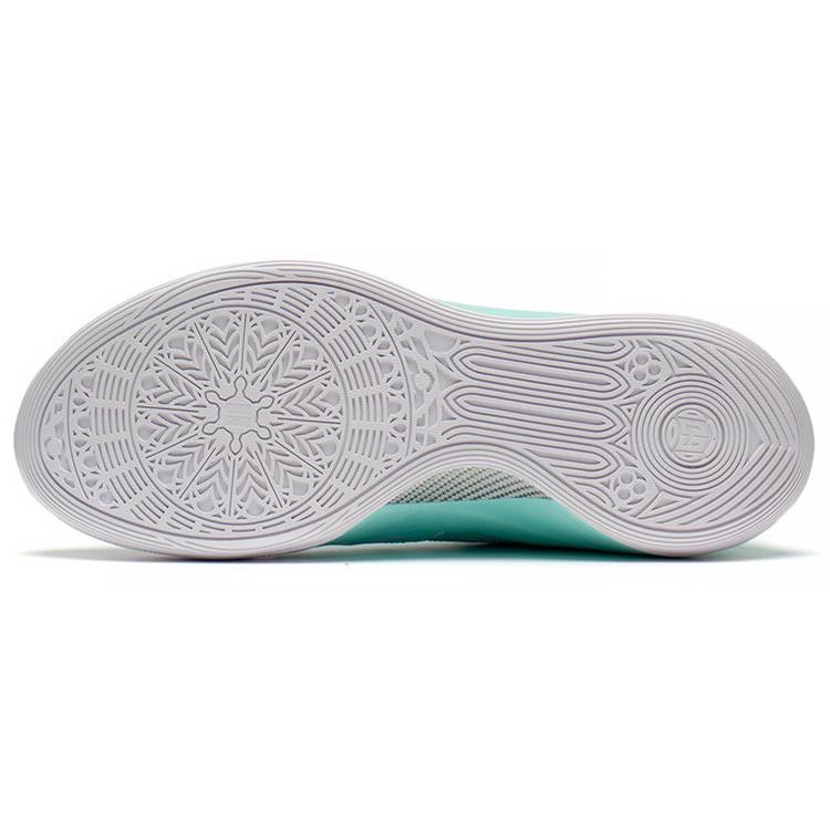 New LiNing CJ 1 CJ 1 Large Shark Cushioning Anti Slip And Wear Resistant Mid Top Basketball Shoes Light Blue ABAR019-24