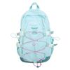 High Quality Solid Nylon Backpack with Soft Shoulder Strap  Large Capacity  Casual Style Backpack with Air Cushion Strap  Simple College Style Bag