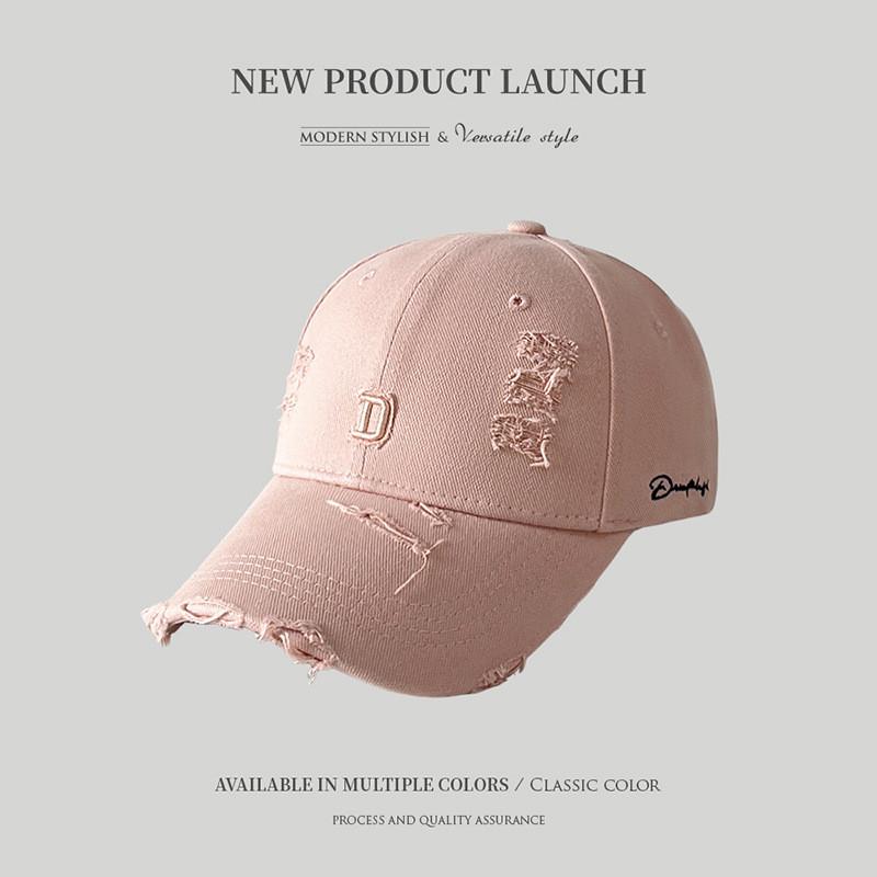 Baseball Cap For Women Men With Embroidered Letters Sun Protection Adjustable Summer Style