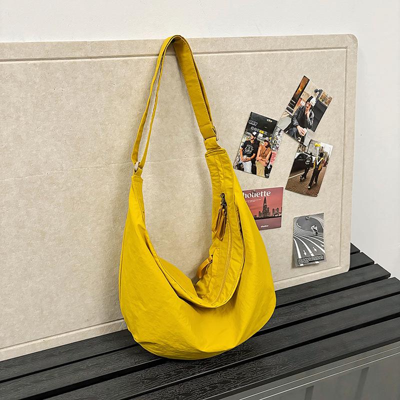 

2025 Модный рюкзак кроссбоди большой вместимости - Унисекс повседневная наплечная сумка для поездок на работу жёлтый