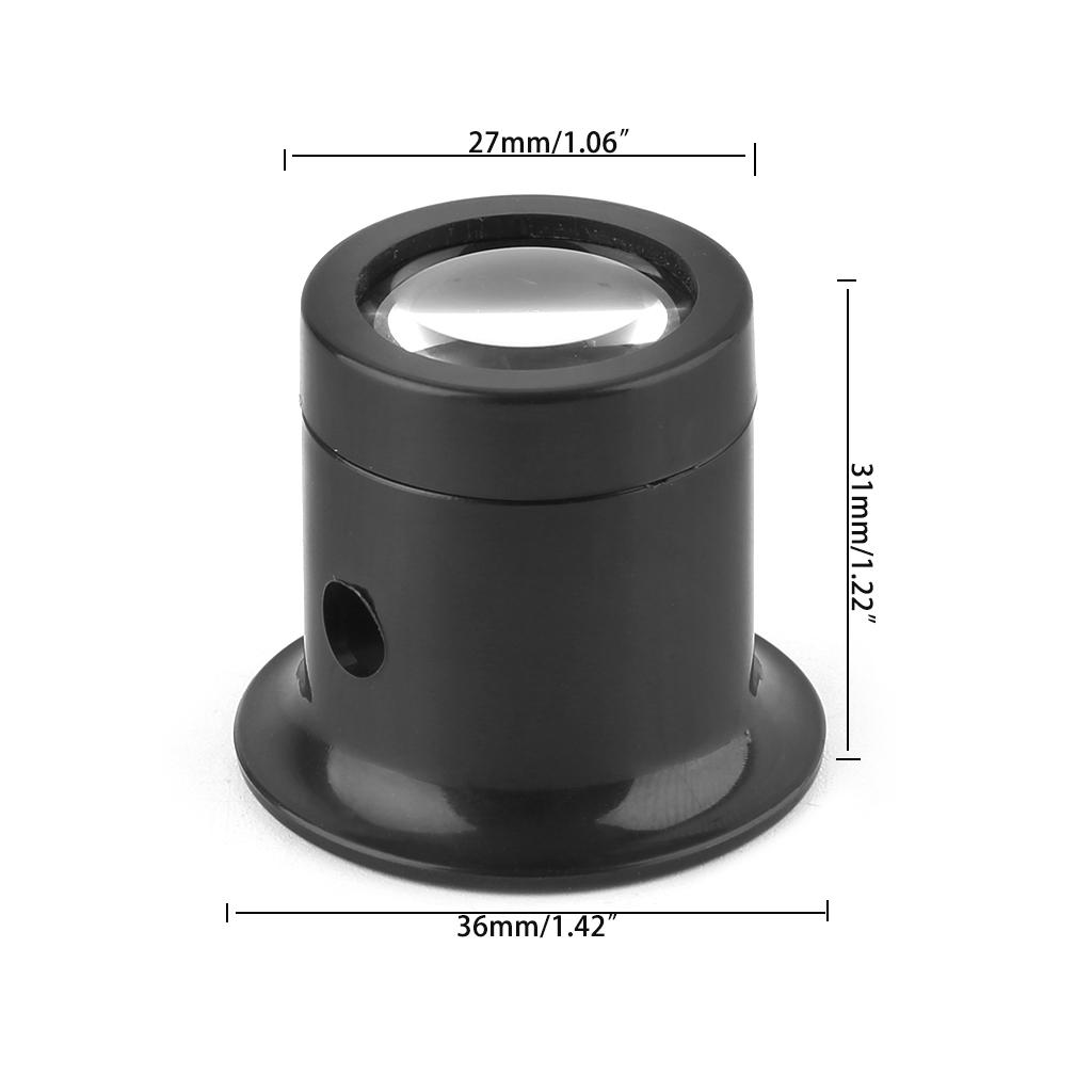 Magnifier Handheld Jewelry Loupe Portable Monocular Magnifying Glass for Watch