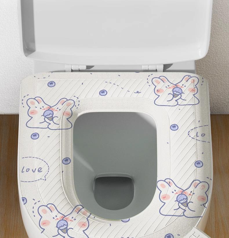 EVA Univerzální voděodolný polštář na záchodové sedátko: Čtyřsezónní, Pratelné, Připravené na zimu