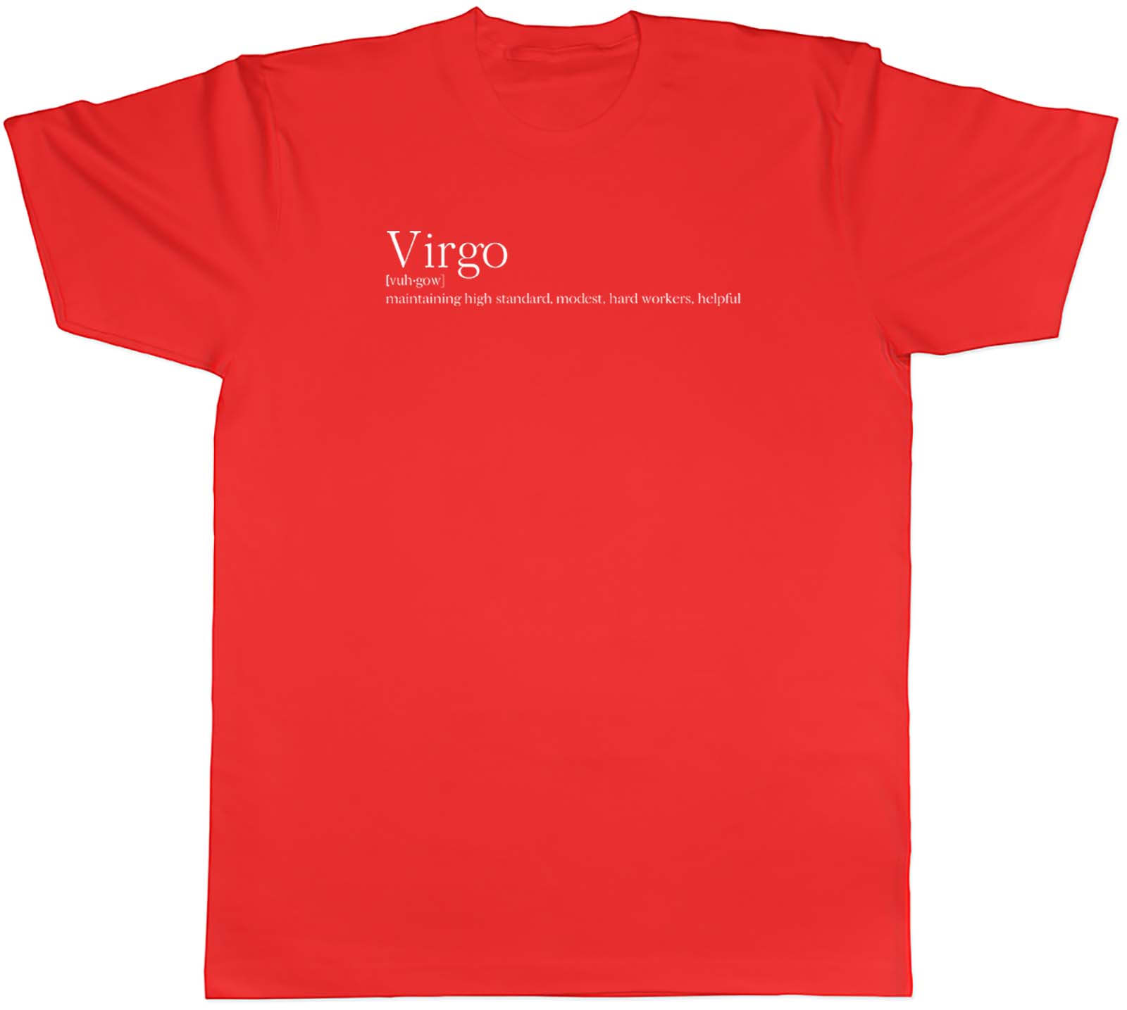 Zodiac Definition Virgo Unisexs Unisex TShirt Tee Gift S