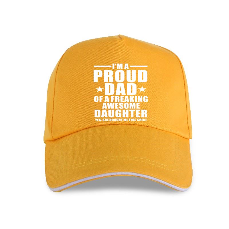 

Новая кепка, лето 2023, забавная хлопковая бейсболка «Я горжусь, чертовски крутой, для дочки», унисекс, шутка, хлопковая бейсболка, модная