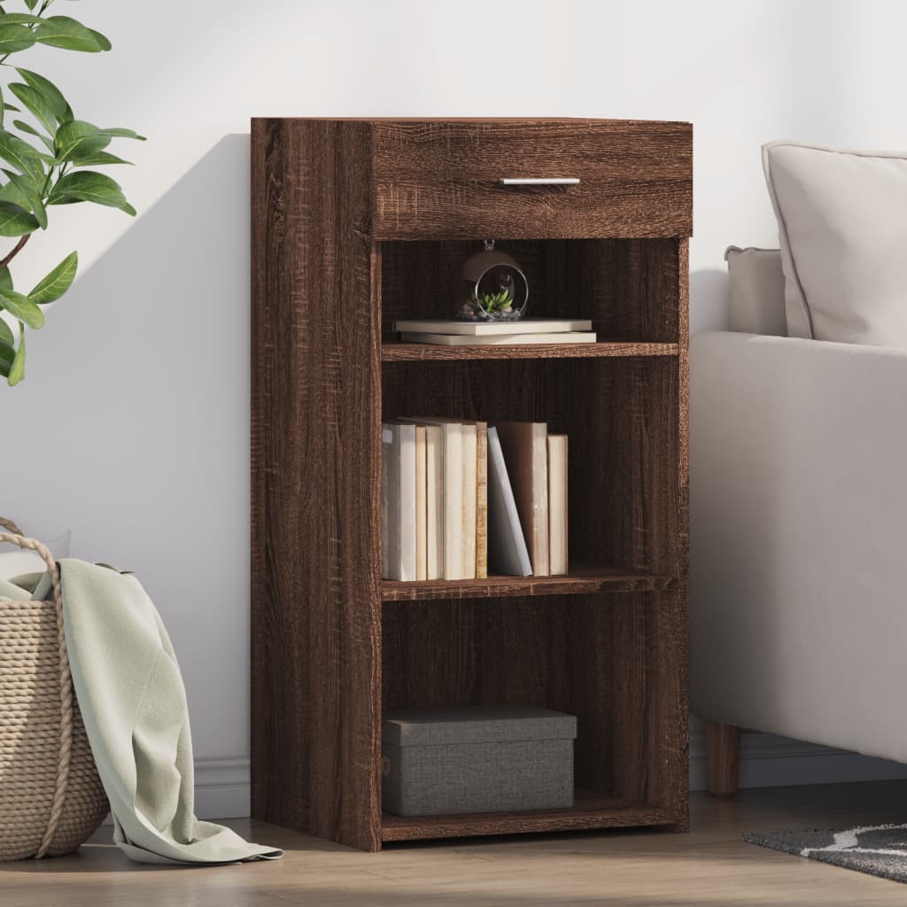 Sideboard Brown Oak Effect 45 x 42.5 x 93 cm Engineered Wood