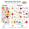 European Style Cartoon Fruit Wall Stickers for Children's Bedroom - Ideal for Hot Selling