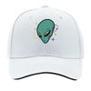Retro Cosmic Visitor Face Emblem Sandwich Baseball Cap Sun Cap Outdoor Workouts Hat