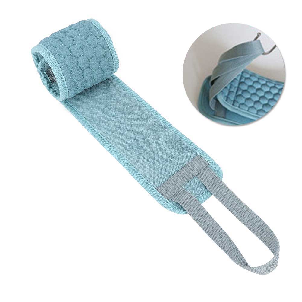 Long Household Exfoliating Back Bath Scrubber Double sided Shower Cleaning Tool Bath Foam Towl