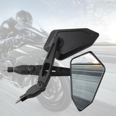 1Pair Rear View Auxiliary Universal Strength High Mirrors Plastic Side Mirrors for Motorcycle