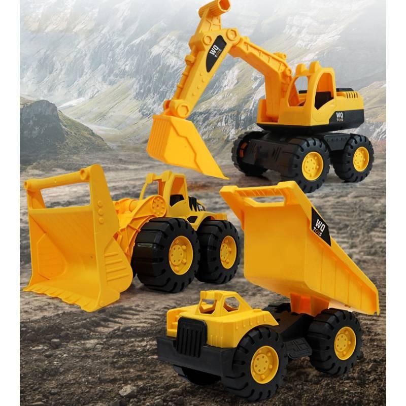 Car Engineering Children Fall Resistant Excavator Stirring Truck Boy Beach Toy