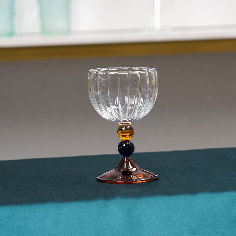 High Borosilicate Glass Red Wine Glass Artificially Blown Goblet Transparent Glass Wine Glass