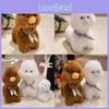 Alpaca Toy Animal With Pp Cotton Filling Soft Short Fur For Girls Birthday Gift