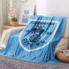 Coventry City Printed Flannel Blanket, Soft Throw for Bedroom Sofa, Washable, Christmas Present, Great Gift.