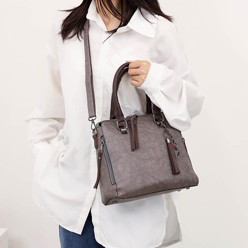 Yogodlns Luxury Brand 4 Psc/set Women's Handbags Large Capacity Crossbody Bag Ladies PU Leather Tote Fashion Shoulder Bags