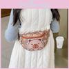 Crossbody Printed Capybara Chest Bag Children Cartoon Outdoor Leisure Pack Waist