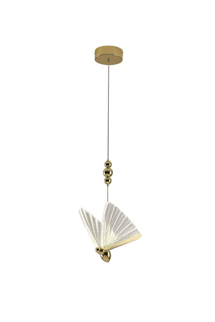 Lampa Wisząca Mariposa Led Złoty Light Prestige Lp-1715/1P