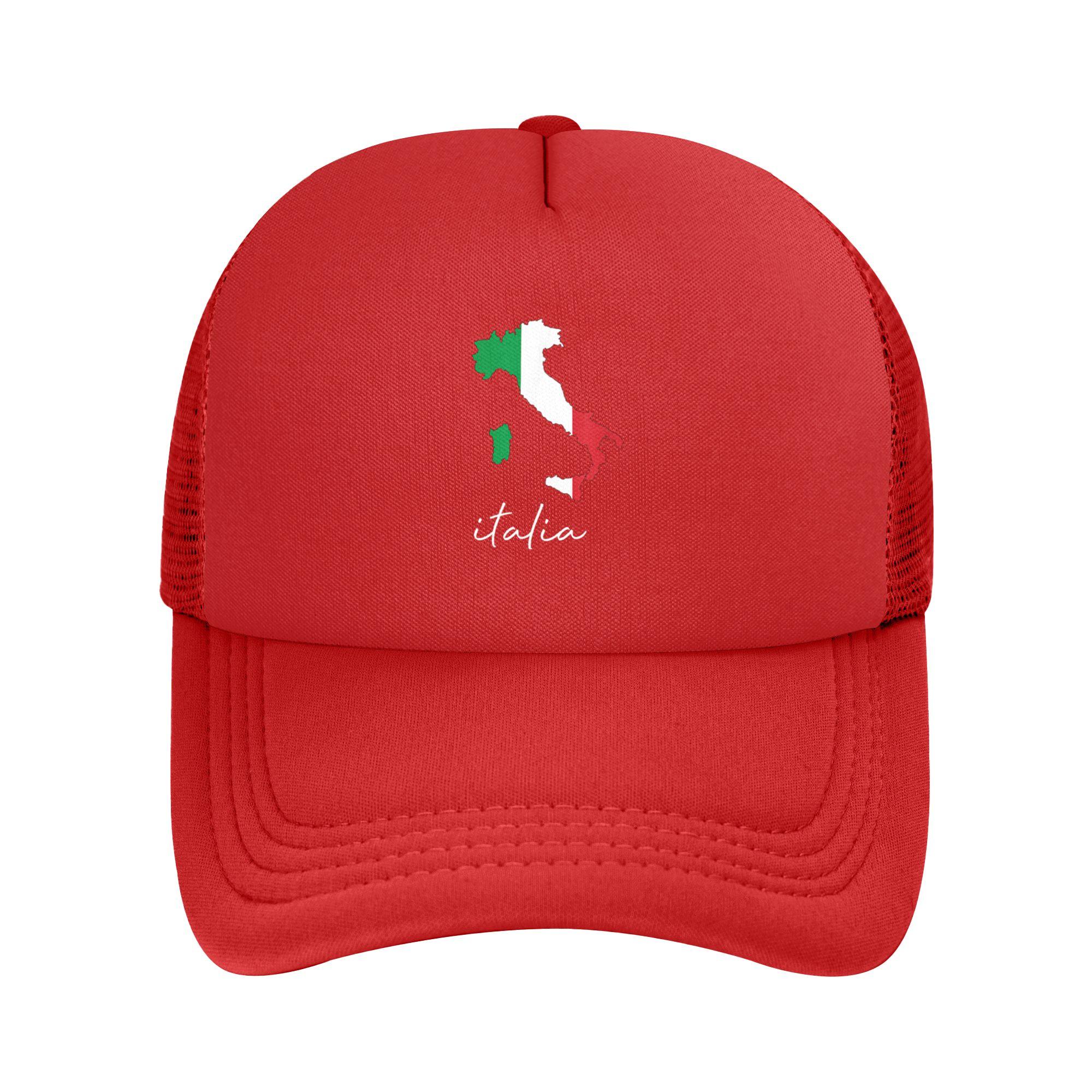 Italy Italian Flag Italia Casquette Women Unisex Outdoor Hats Adjustable Snapback Hat Casual Baseball Caps One Size