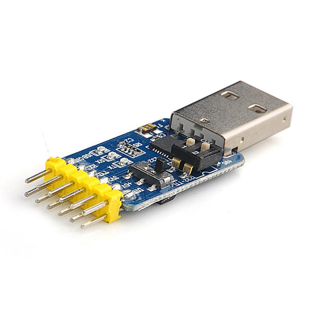 CP2102 USB 2.0 to TTL Level Download Cable to Serial Board Adapter Module 5V 3.3V Debugger TO 485 232 Support Win10