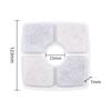 Round Arc Cotton Pet Water Fountain Filter Cartridge