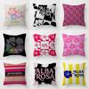 Cushion Cover Car Throw Pillow Case For Sofa Car Christmas Gift 40x40cm 45x45cm Hot A-Alba Rosaed Logo