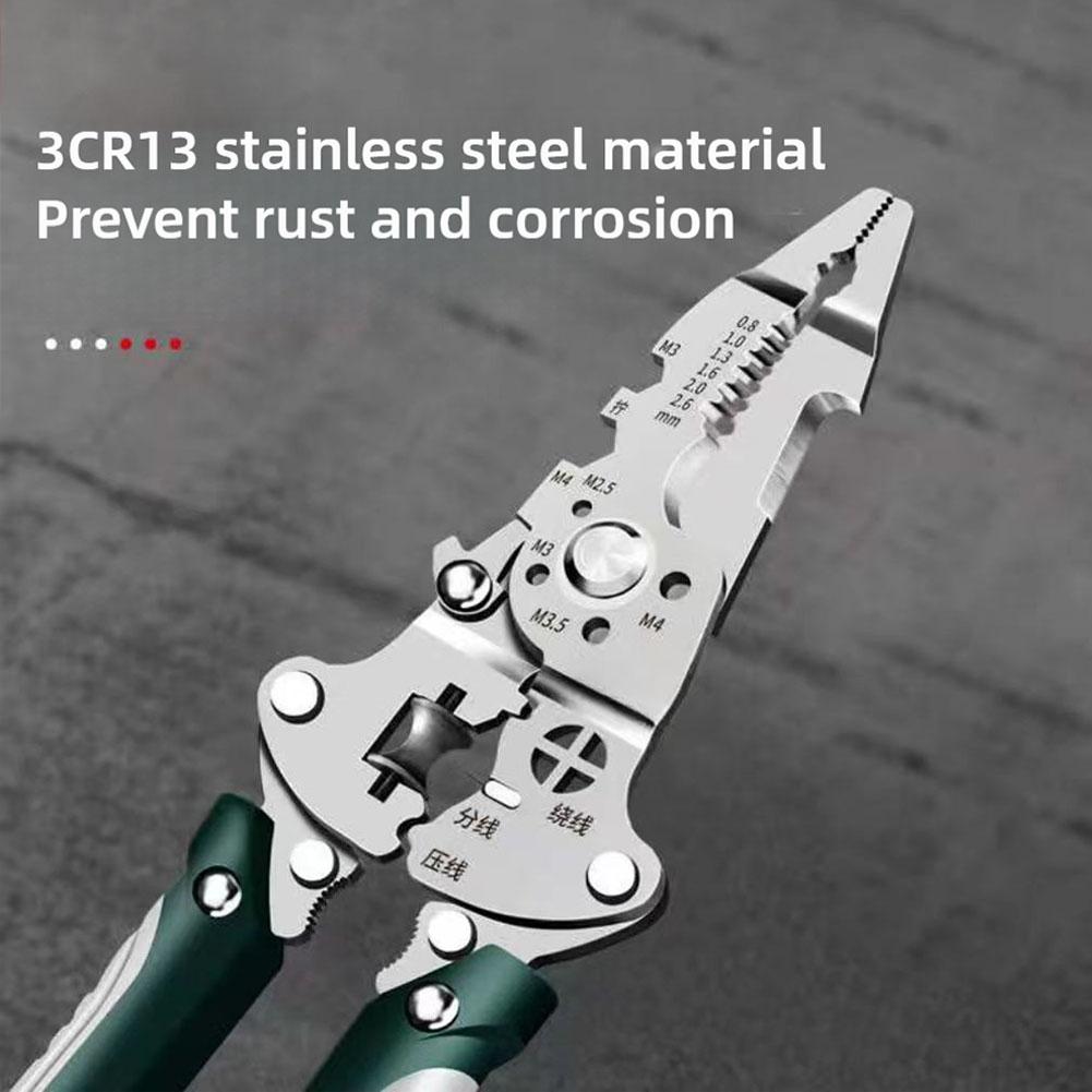 16 In1 Wire Stripper Multifunctional Collapsible Cutting Special Labor-Saving Electrician Strip I8E5