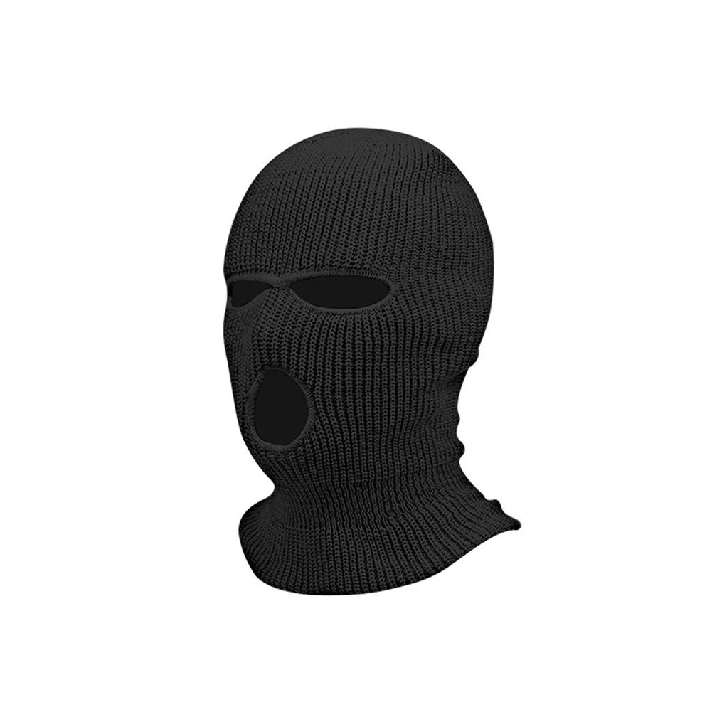 

Чехол на подголовник автомобильного сиденья Балаклава с 3 отверстиями, полное покрытие на Хэллоуин, Рождество, забавное украшение для автомобиля, универсальное для Tesla, BMW, Benz, Nissan чёрный