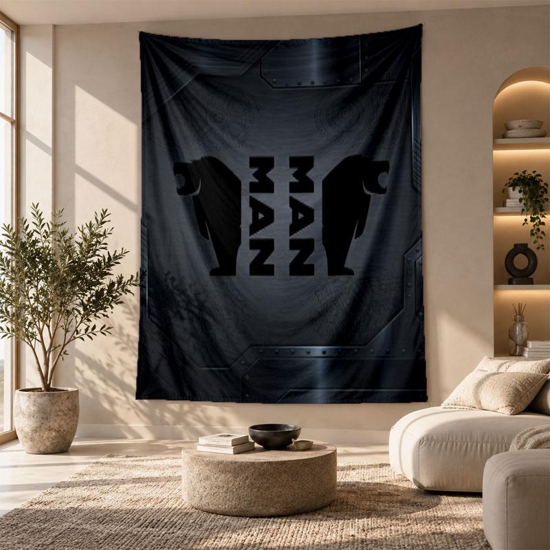 Decorative Tapestry,man truck Printed Wall Art, Lightweight Wall Hanging For Bedroom Background