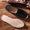 Pro starší osoby Plátěné boty s lehkou osobností Líné boty Nazouvací Pánské Prodyšné Pohodlné Silná podrážka Lněné boty Měkké boty